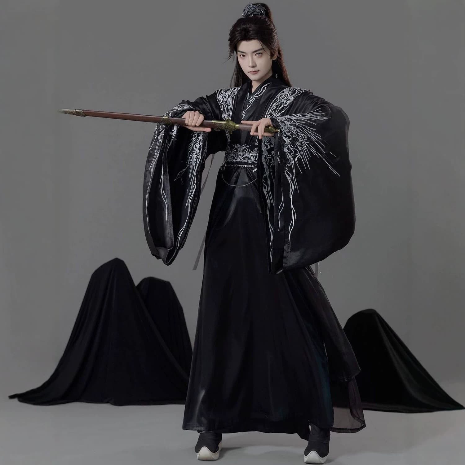 Wei Jin style original Hanfu for men and women 2026 new style big sleeve fairy Chinese style embroidered knight elegant ancient costume