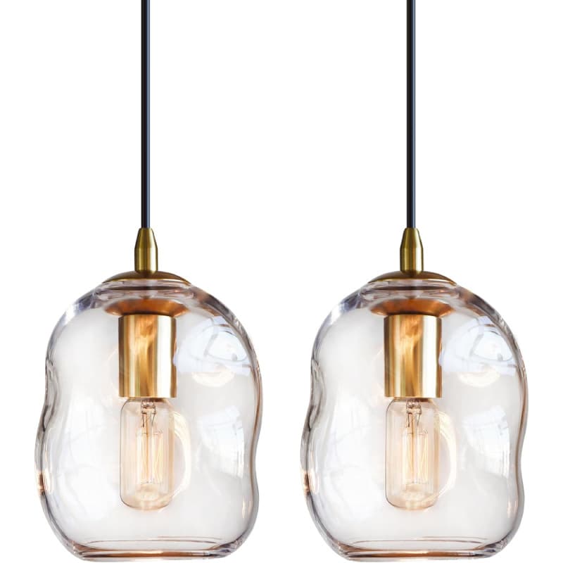 Cross-border Nordic Glass Pendant Light Modern Single-Head Industrial Style Lamp for Restaurant, Creative Staircase, Cafe, Bar