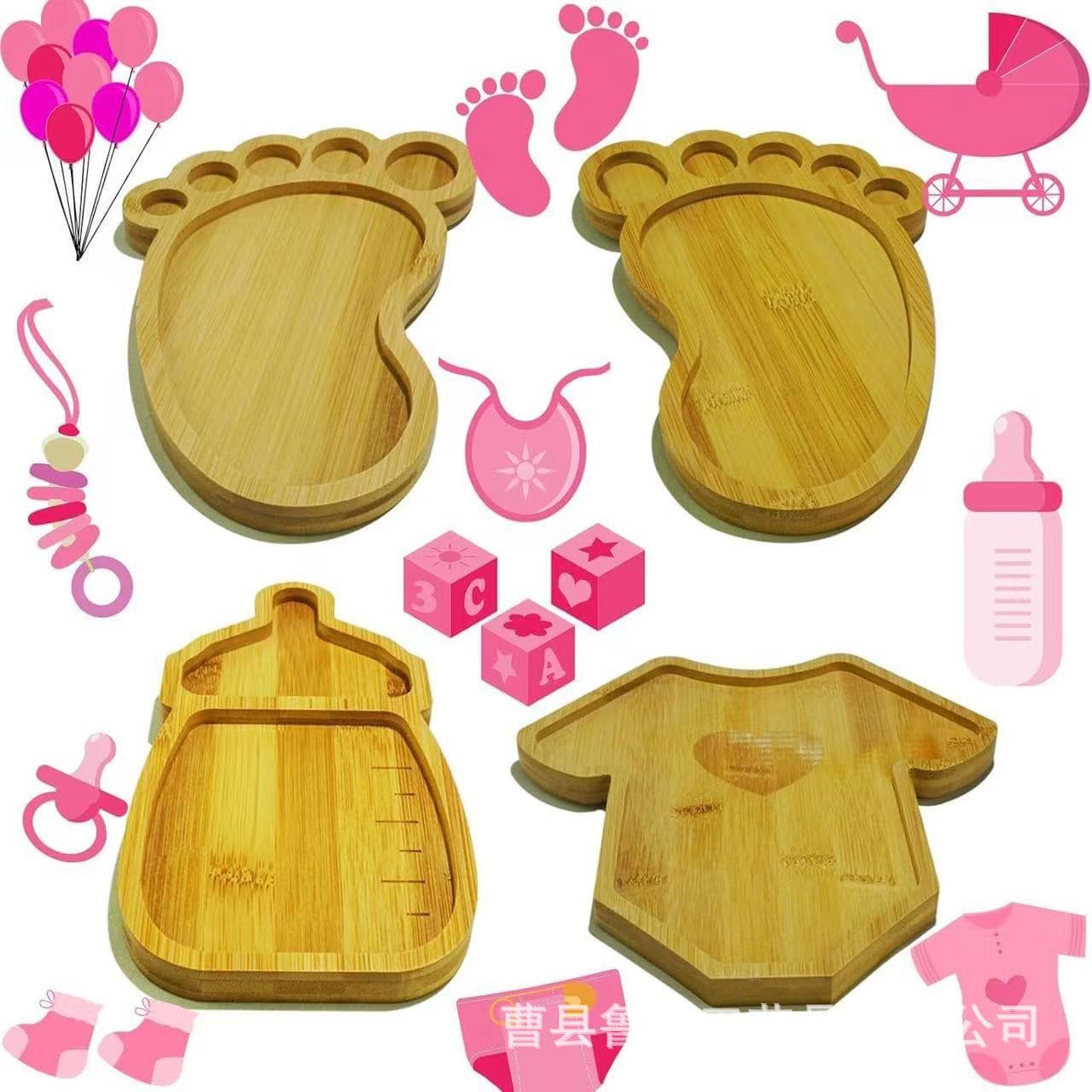 Bamboo Home Newborn Party Tray Fruit Dessert Tray Party Birthday Party Full Moon Tray Food Dinner Plate