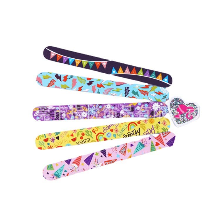 Factory wholesale nail tools nail file double-sided color printing sand repair polishing sponge nail file strip