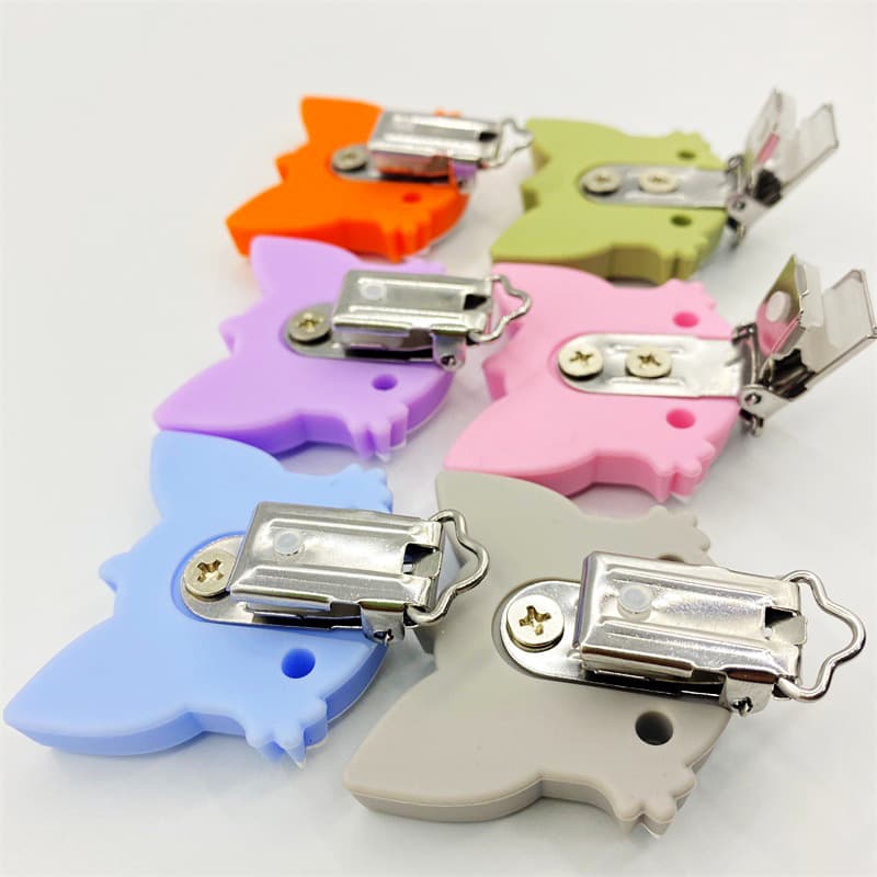 Manufacturer supplies fox pacifier clip, baby pacifier clip, pacifier elephant dummy clip