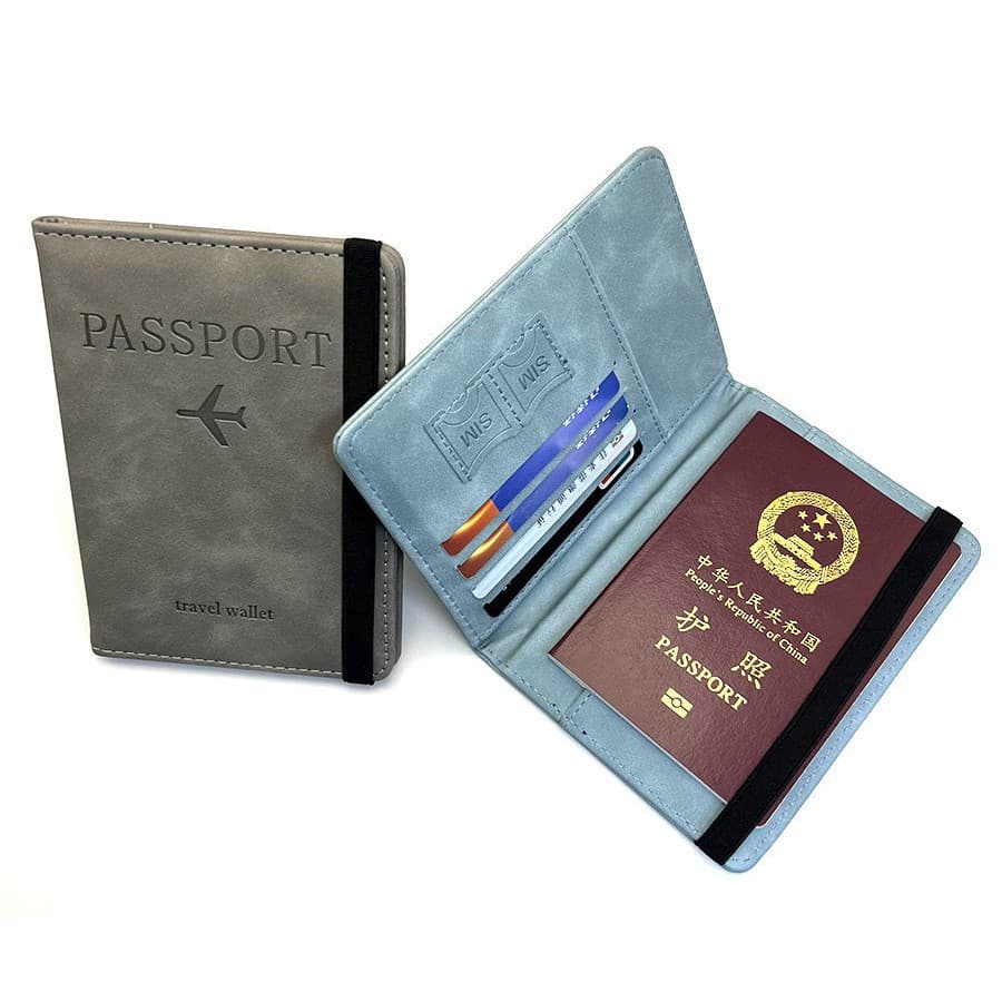 Passport bag protective cover anti-theft document storage bag passport holder passport RFID overseas travel document card bag cover