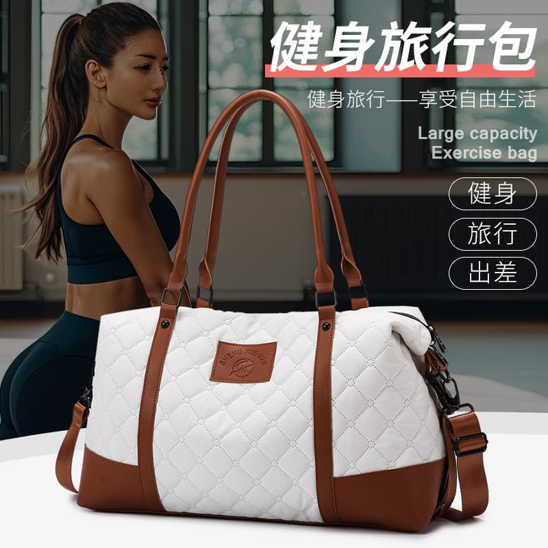 Large Capacity Handheld Short Trip Travel Bag for Women, Fashionable Lightweight Swim Bag, Waterproof Gym Bag, Duffle Bag for Travel
