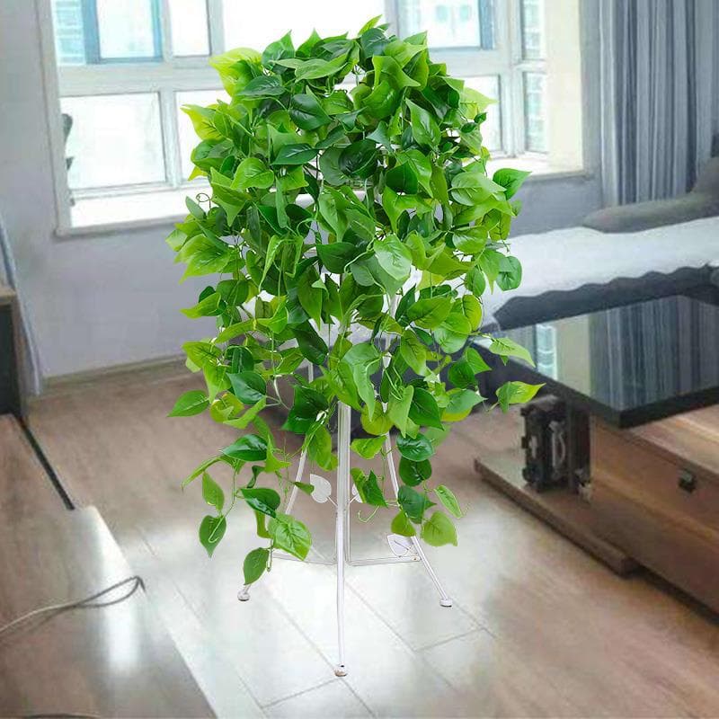 Fake Flower Hanging Simulation Green Plant Potted Vine Decoration Plastic Fake Green Rose Green Leaf Vine Air Conditioning Living Room Indoor