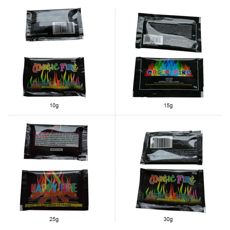 Colorful Campfire Agent Party Magic Flame Multicolor Fire Color Changing Powder Party Festival Supplies Magic Toy