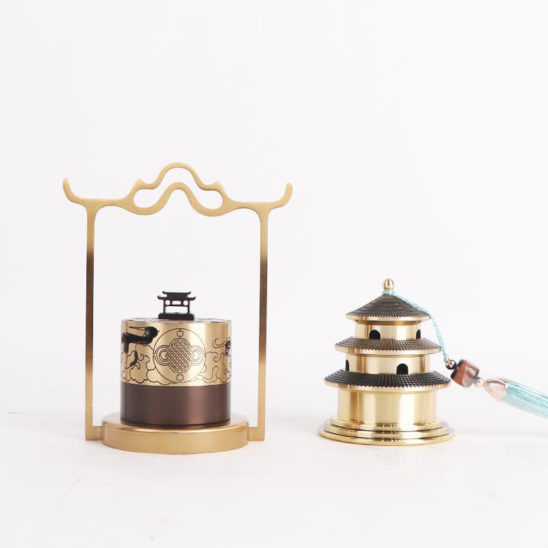 New Chinese Style High-End Tea Room Tabletop Incense Burner Ornament Zen Decor for Study and Club Arrangement
