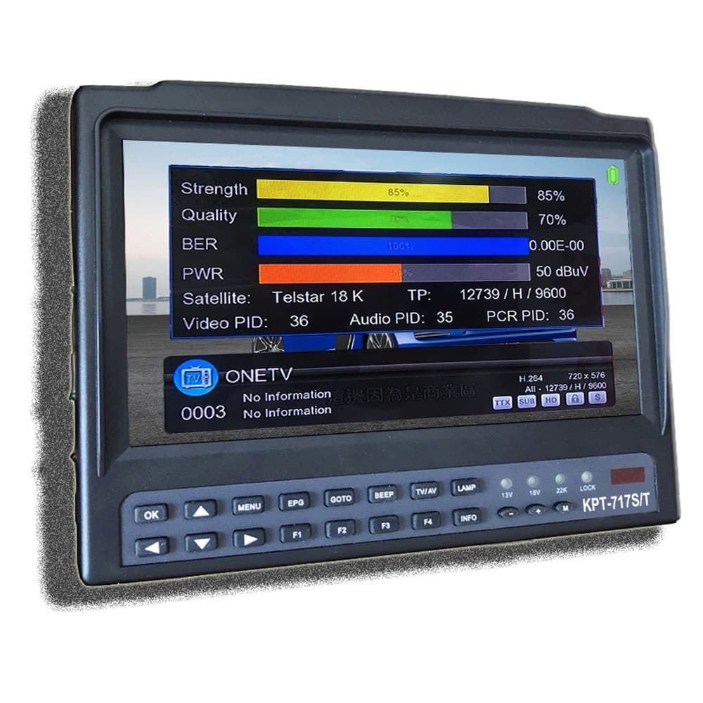 (7-inch export European version combo) DVB-S2+T2+C terrestrial HD+CATV+star finder 717S/T