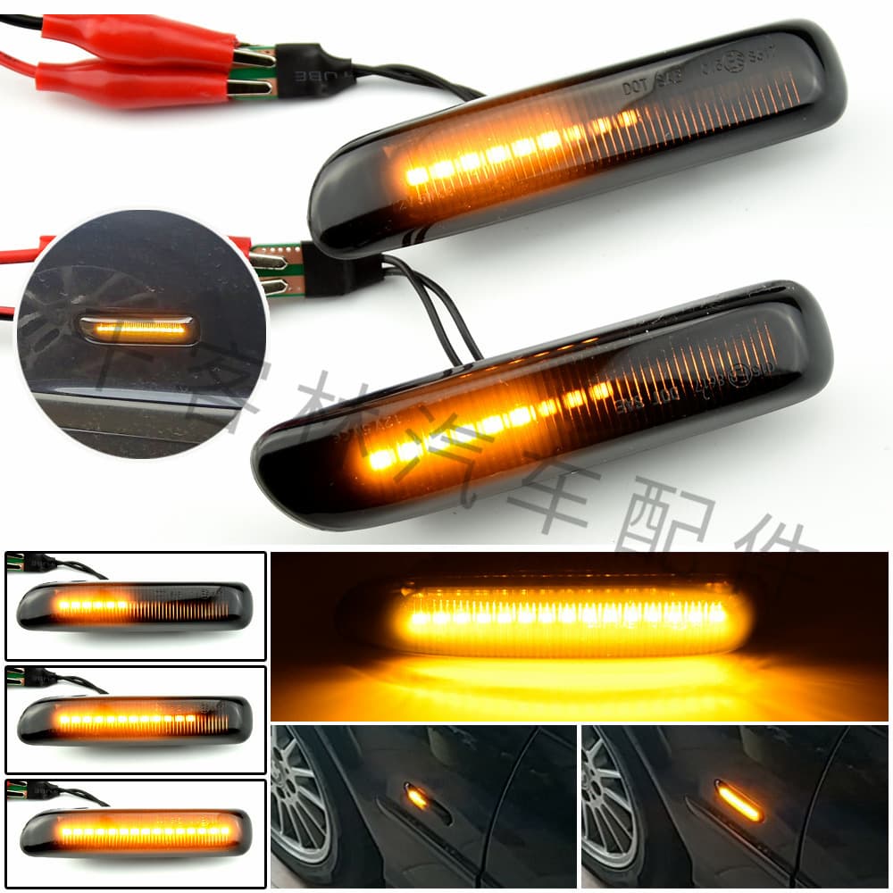 Dynamic Sequential Side Marker Turn Signal Light for BMW 3 Series E46 1997-2001