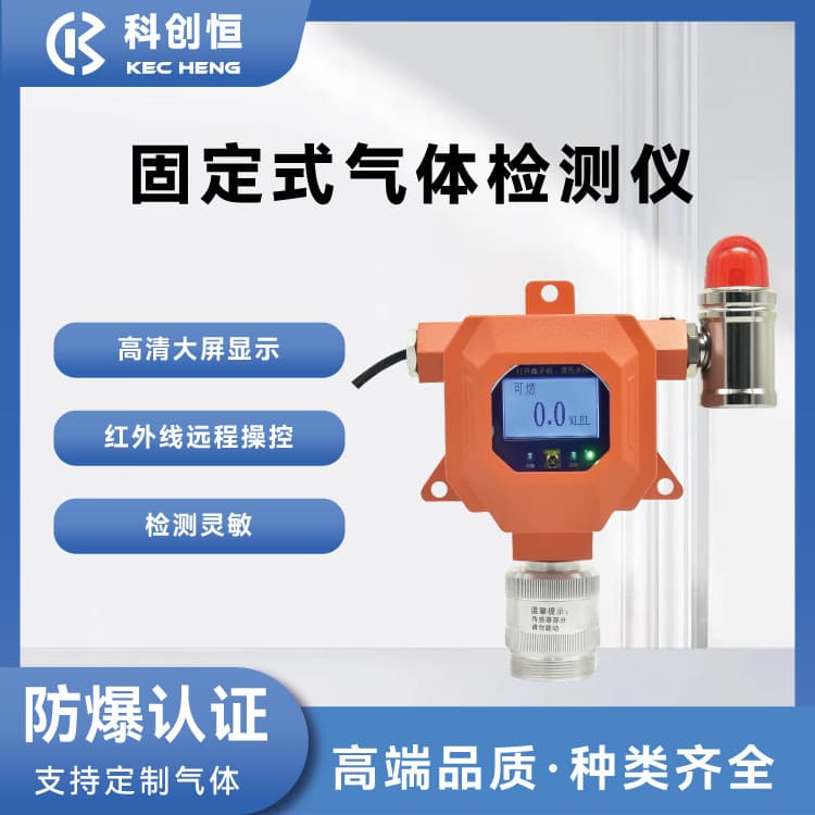 Fixed Industrial Explosion-Proof Grade Gas Detector, RS485 Protocol, 4~20MA Output, Connectable to Control Box for Single Gas