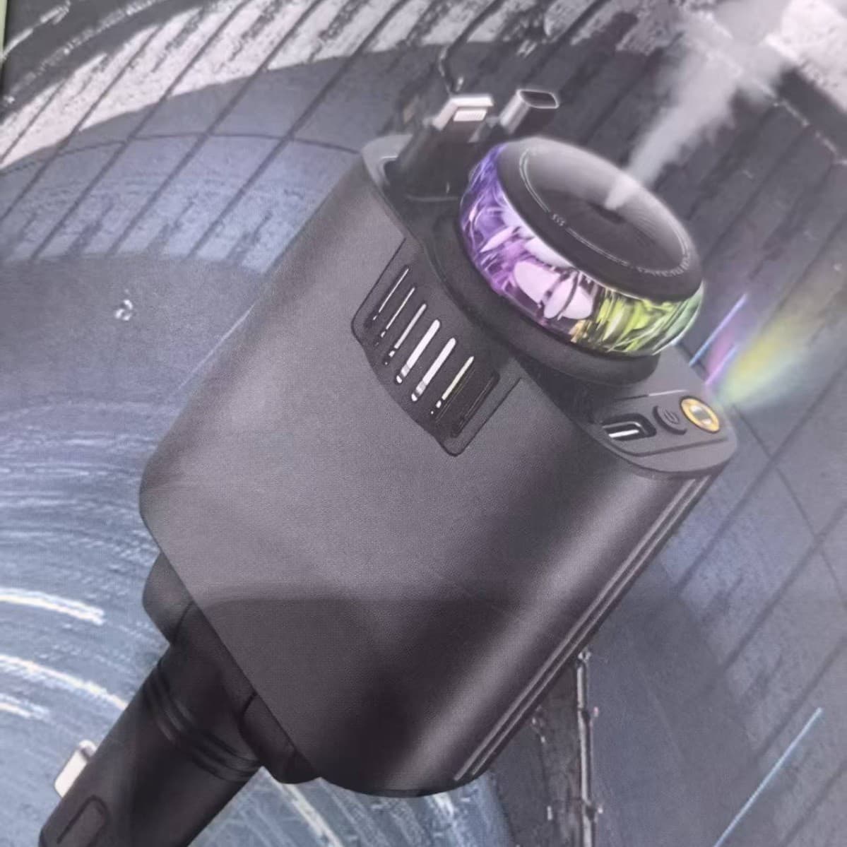 Star Sky Light Q9B Car A1 Charger Cable Phone Super Fast Charging Head Cigarette Lighter Socket Converter Plug Adapter