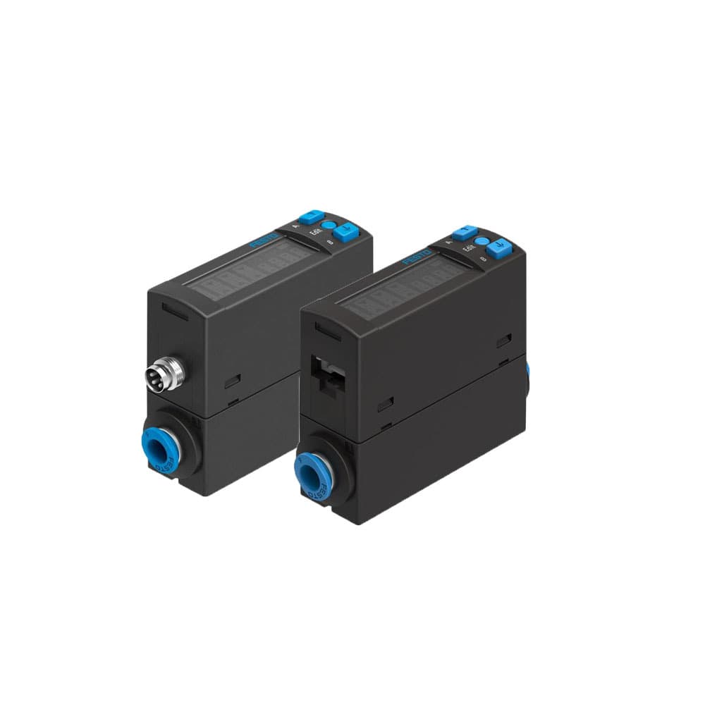 FESTO Flow Sensor SFAH-0.5U-100U-200U-Q4S-Q8S-PNLK-PNVBA-M8-L1