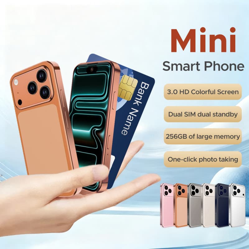 I17Mini Cross-Border Smart Creative Kidsren's Mobile Phone 4+64 Global Communication 4.0inch Android Mini Real 4g Mobile Phone