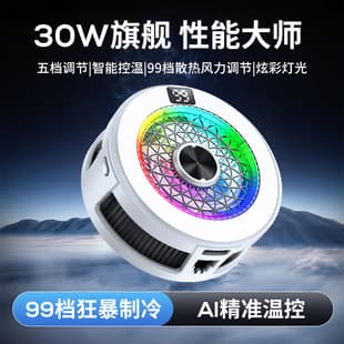 2026 New Phone Cooler TX01 High Power Cooler Phone Clip Magnetic Smart Temperature Control Refrigerator