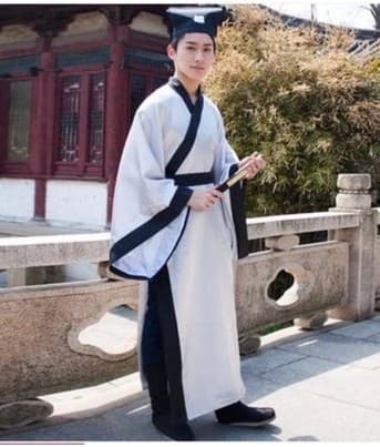 New Ancient Costume Adult Male Scholar Performance Outfit Private School Teacher Traditional Chinese Clothing Hanfu Scholar Costume