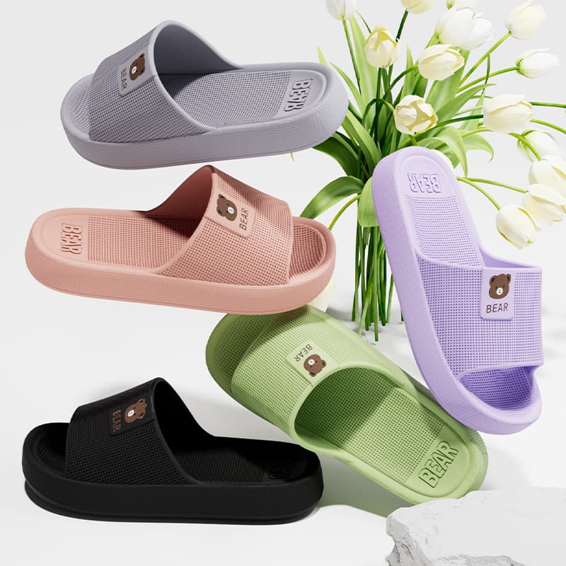 2026 New Eva Slippers for Men, Suitable for Outdoor and Indoor Use, Bathroom Non-Slip Home Slippers with a Soft Feel, Women's Summer Slippers