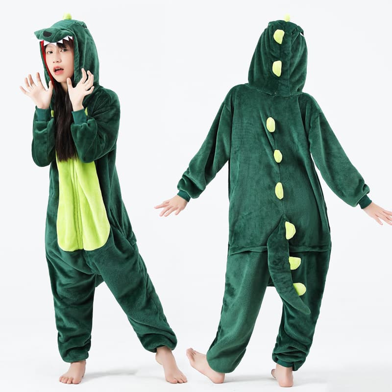 Animal Onesie Pajamas Dinosaur Pikachu Toilet Edition Flannel Thickened Cute Couple Pajamas Homewear