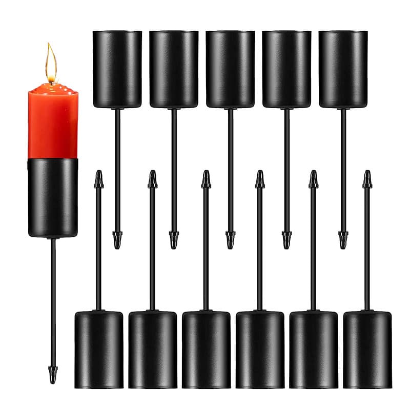 Plated Iron Candlestick Candle Cup Atmosphere Arrangement Candle Holder Flower Ring Decoration Wholesale Business Gift