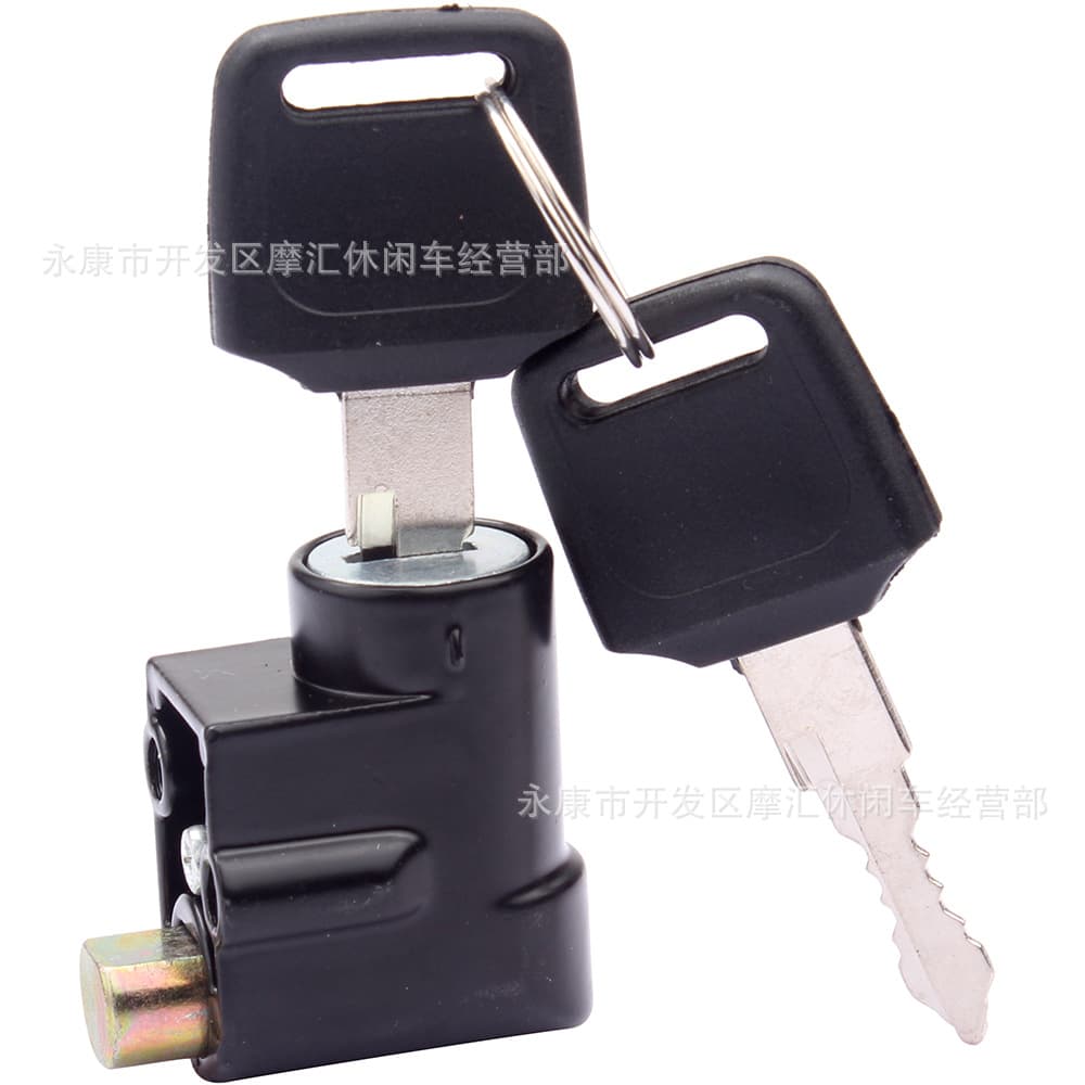 Motorcycle Parts Compatible with Suzuki GS125 GN125 HJ125 Handlebar Lock Steering Lock Head Lock