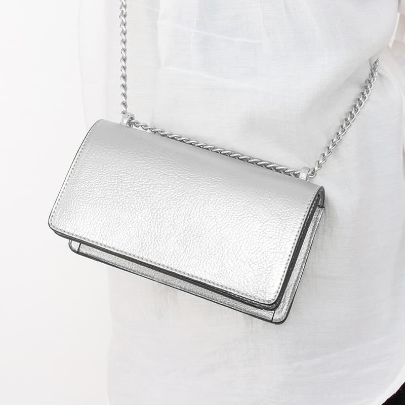 Women's Small Square Shoulder Bag 2022 Autumn Winter New Premium Textured Chain Crossbody Bag Niche Cross-border Women's Handbag