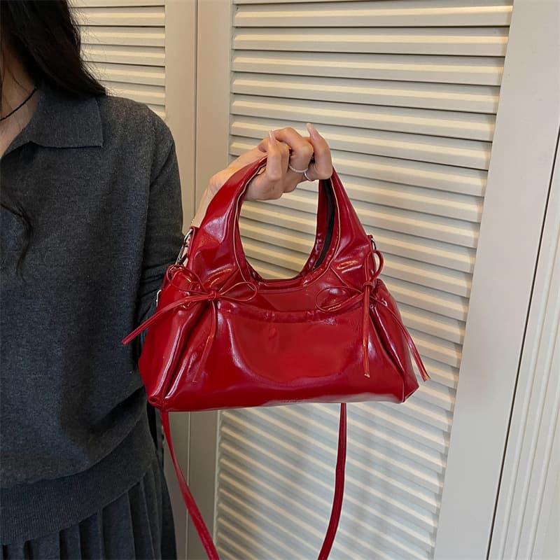 Women's Korean Niche Bowknot Handbag 2026 New Versatile Trendy Commuter Bag Fashion Crossbody Bag for Women
