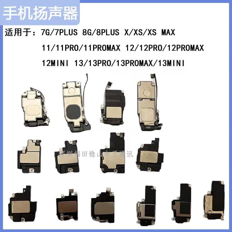 12 Speaker Assembly Compatible with iPhone 11 Speaker Max Speaker 13 Pro Bottom Speaker for External Audio