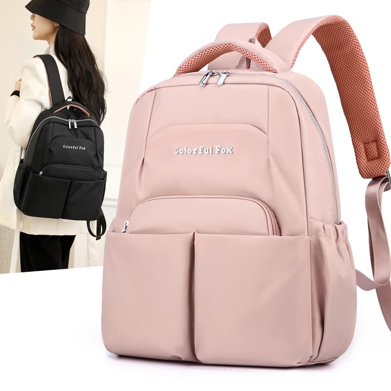 Colorful Fox New Women's Business Travel Backpack Multi-layer Large Capacity Water-Repellent Backpack Lightweight