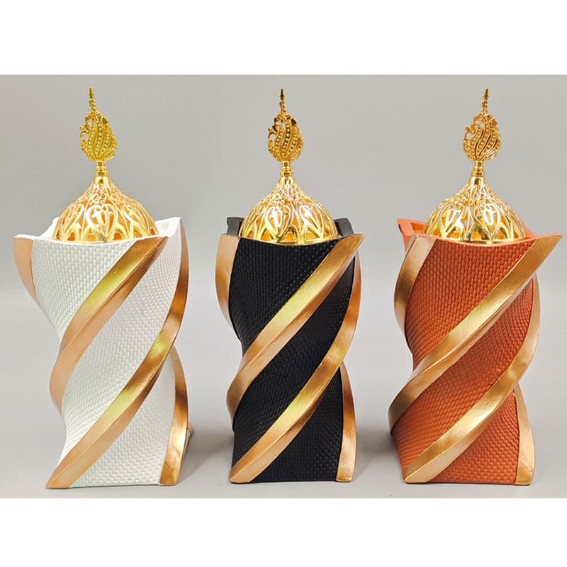 Incense Burner Cross-Border Supply for Middle East Dubai Saudi Arabia Resin Aromatherapy Burner Holiday Charcoal Burner