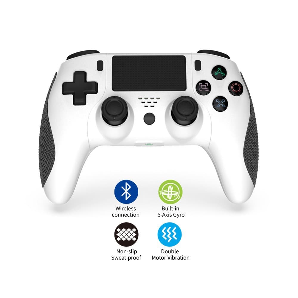 PS4 Wireless Bluetooth Game Controller P4 Wireless Controller with Six-Axis Dual Motor Vibration Function TP4-0421