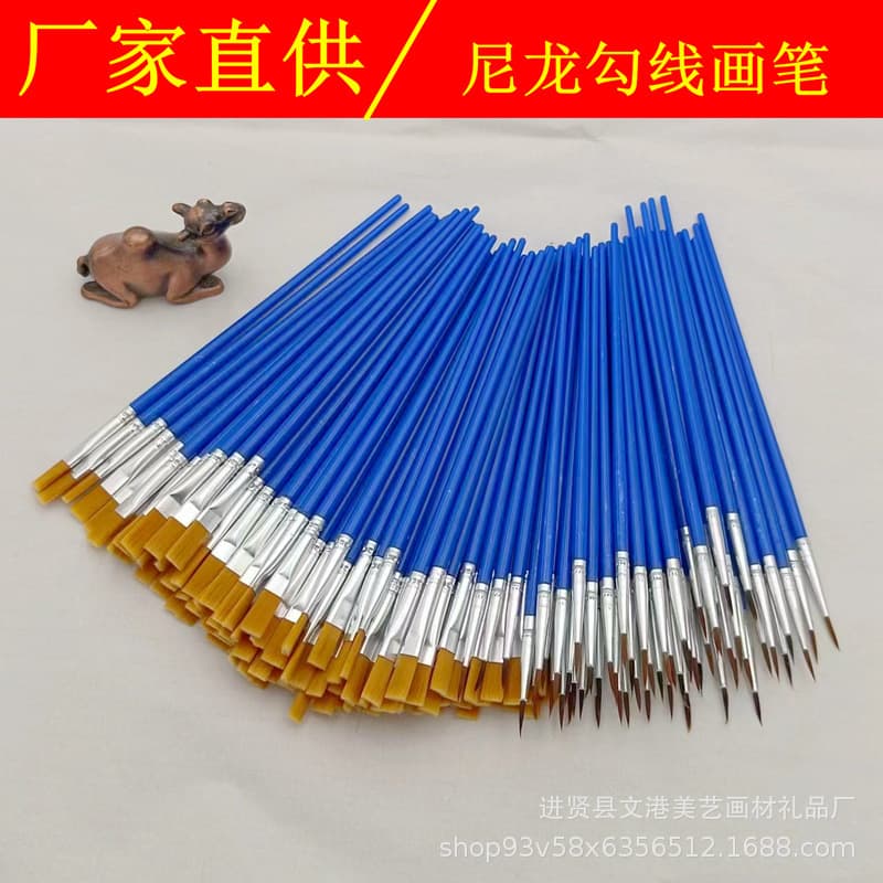 Watercolor Gouache Acrylic Paint Brushes for Plaster Dolls Dotting Graffiti Pens Oil Painting Liner Brushes Hello Kitty Brush