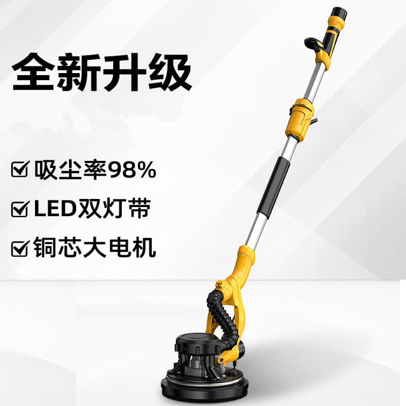 Wall Sander with Light, Ultra-Light Self-Priming Dustless Electric Variable Speed Sander with Sanding Belt