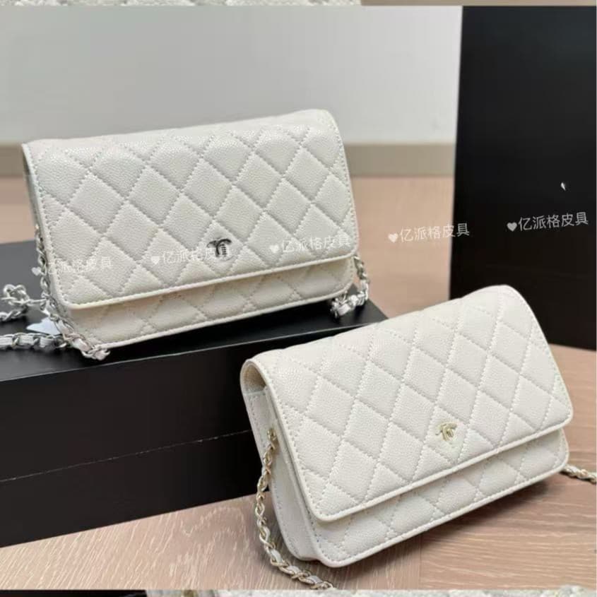 2026 New WOC Fortune Bag Diamond Quilted Chain Small Chanel Style Women's Bag Fashion Versatile Shoulder Crossbody Handbag