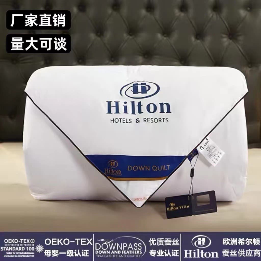 Wholesale of Hilton Hotel Silk Quilts, Mulberry Silk Summer Air-Conditioning Blankets, Spring/Autumn Cotton Quilts, Warm Winter Quilt Cores as Gifts