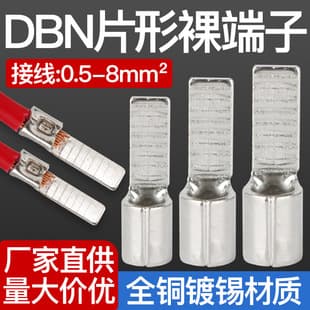 DBN Blade Type Terminal Block MCB Breaker Plug Copper Lug Copper Nose 1.25/2/5.5-10/14/18