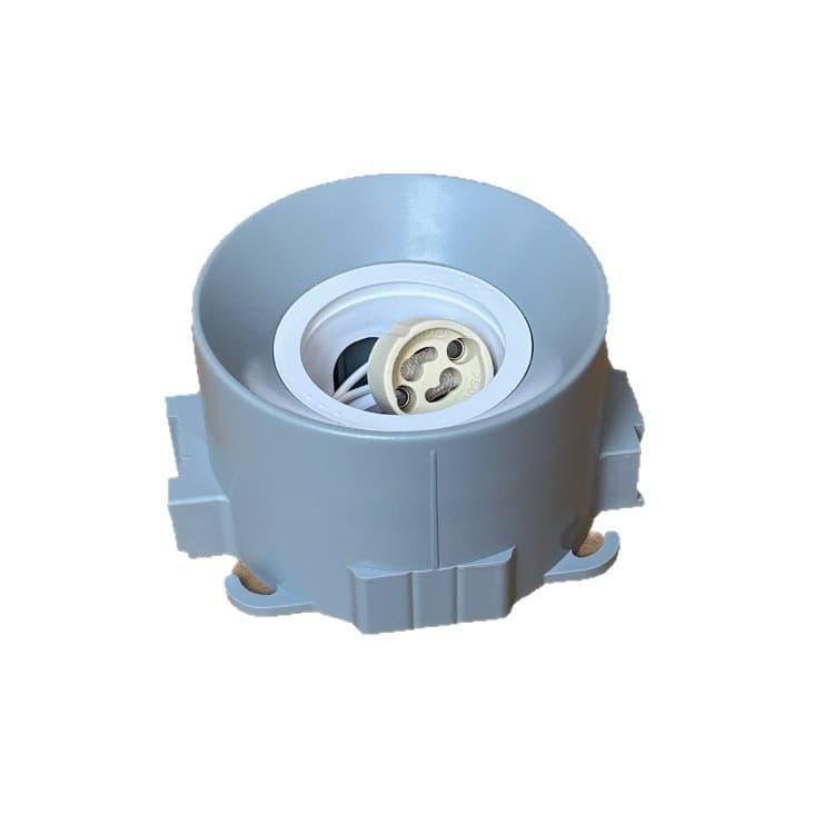 Cross-border exclusive round bracket recessed installation lamp holder housing compatible with GU10 model BH10-2 GAP