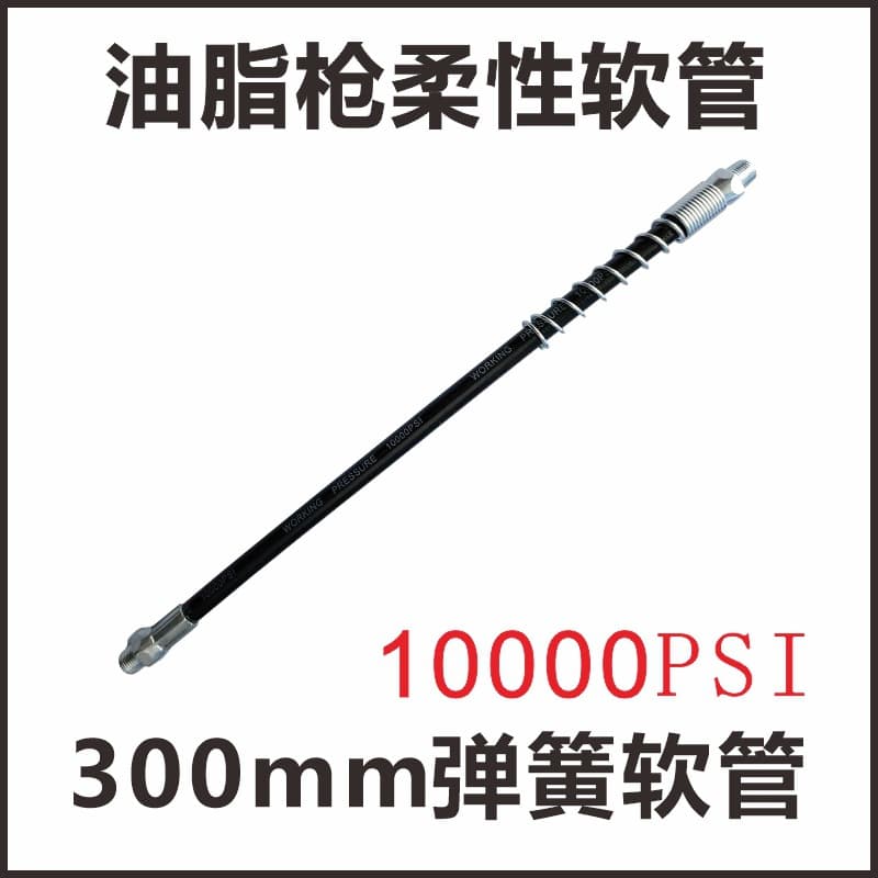 Flexible Hose Grease Gun Hose Iron Tube Explosion-Proof Spring Hose Steel Wire Tube Connecting Pipe Oil Injection Pipe Fuel Pipe