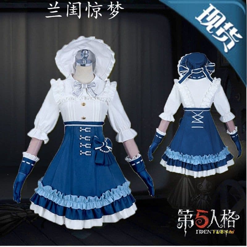 Identity V Gardener Lan Gui Jing Meng Dream Star Cosplay Dress Full Set Lolita Costume for Women