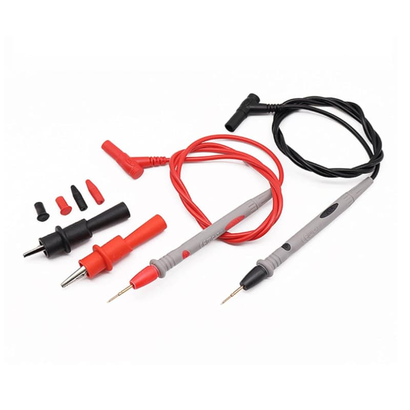 Multimeter Test Leads 1000V 20A Extra Sharp Probe Wires, Extended Needle Point with Alligator Clip Test Probes