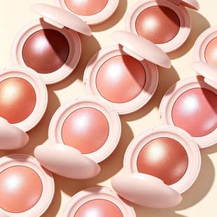 Cross-border Best-selling Amazon Baked Blush Highlighter Blush Powder Light Customization No Logo In Stock