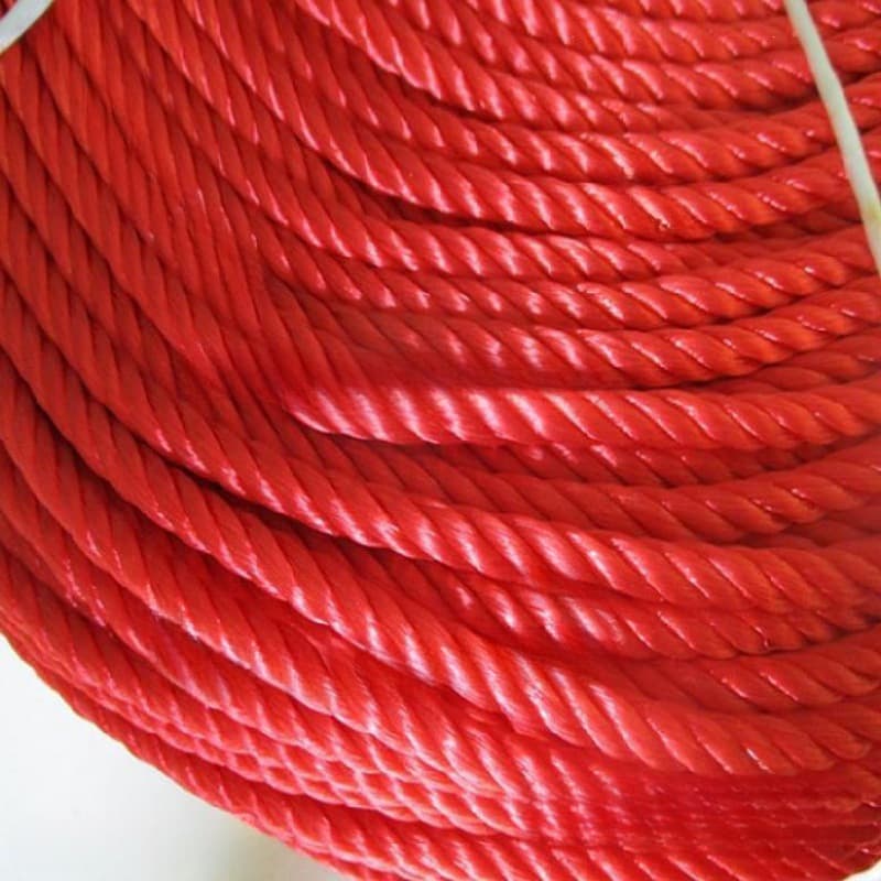 White Nylon Rope, Three-Strand Packing Straps, Packaging Cord, Red Lantern Hanging Rope, Fine Handwoven String