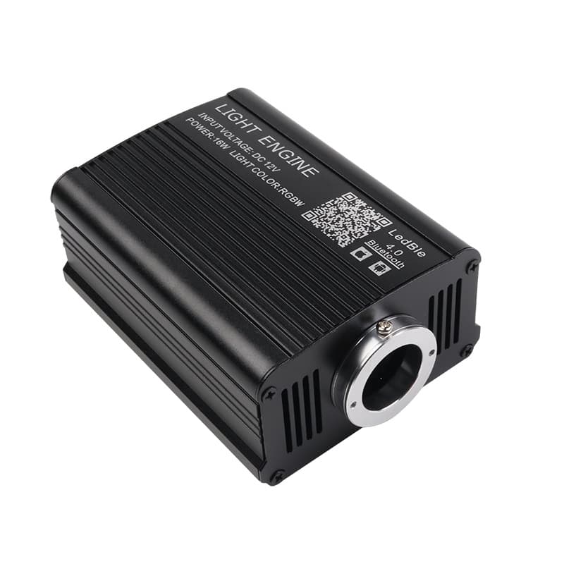 16W Single-Head Twinkling RGBW Full Color Pure White Starry Sky Light Source Machine with Mobile APP Music Voice Control Wireless Remote