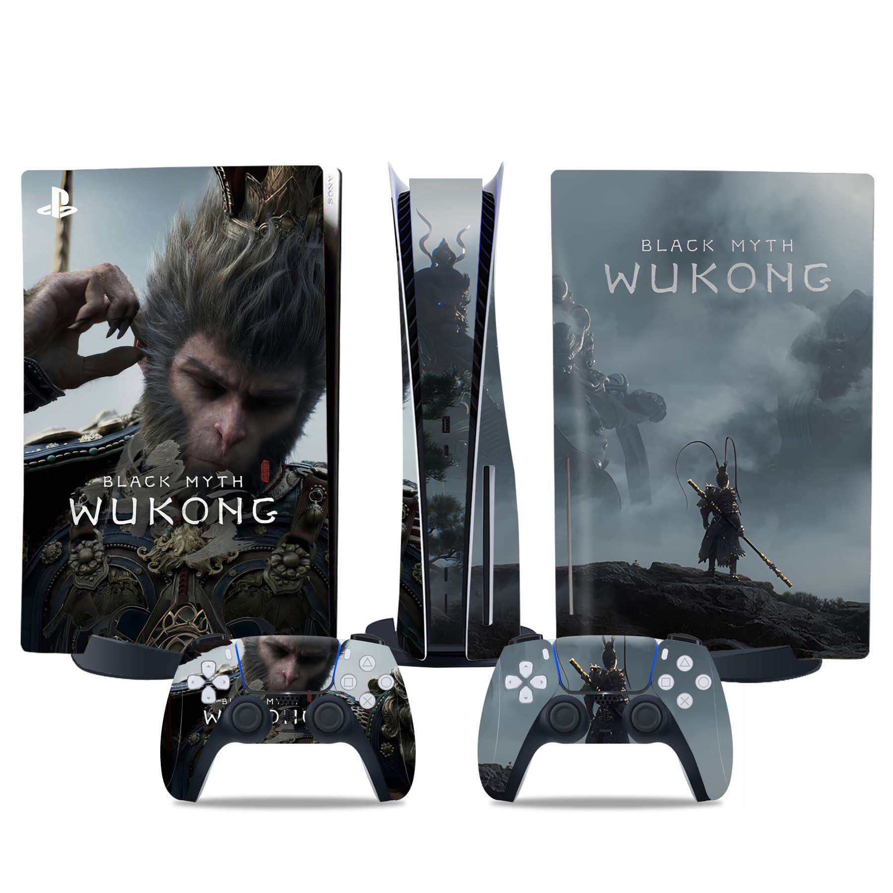 Black Myth Wukong Style PS5 Disc Edition Sticker, PS5 Digital Edition Film, PS5 Old Model Film, PS5 Old Model Decal
