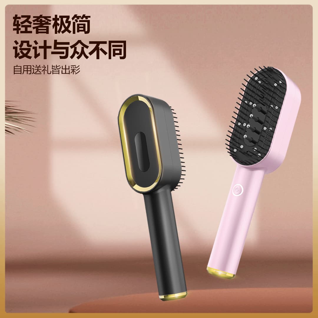Multifunctional Red and Blue Light Laser Hair Growth Electric Massage Comb for Scalp Care, Serum Application, and Vibration Hair Growth Device