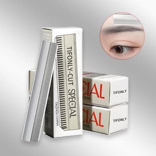 Wholesale 10-Pack Makeup Artist Eyebrow Razor Blades for Women, Corrugated Blade, Carbon Steel, Beauty Tool Wholesale