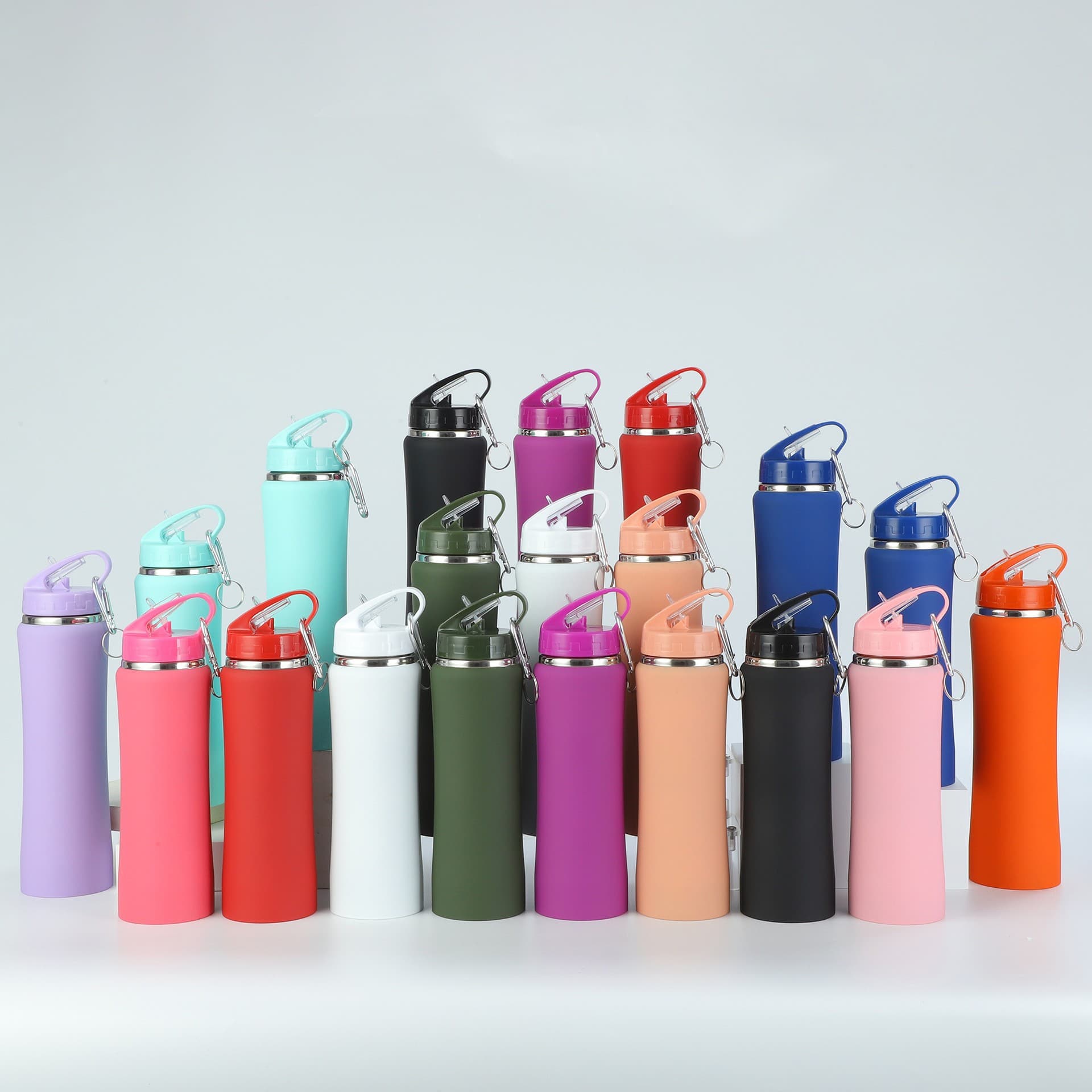 304 Stainless Steel Insulated Portable Large Capacity Outdoor Slim Water Bottle Travel Cup Factory Wholesale Logo