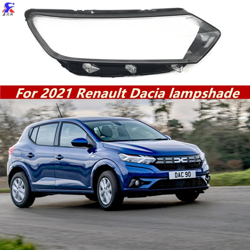Suitable for Renault Dacia Headlight Cover 21 Dacia Logan Headlight Transparent Lamp Housing Lamp Mask
