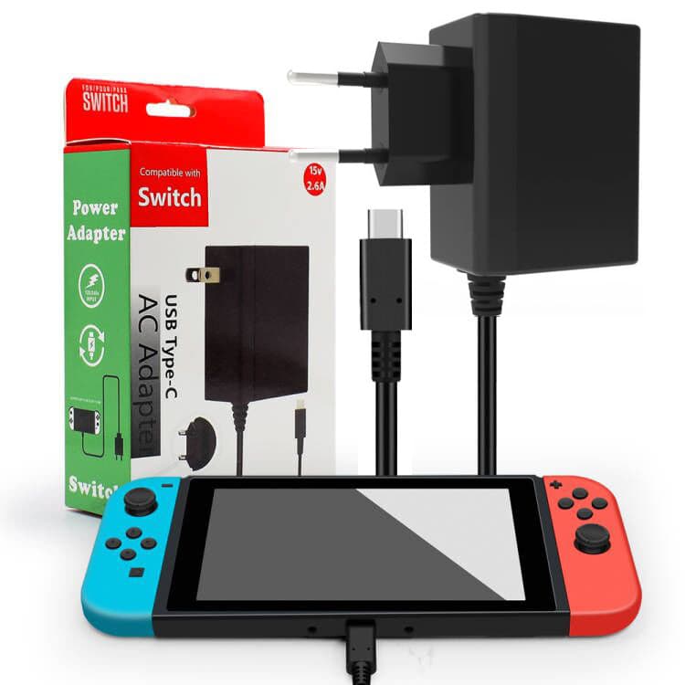 Nintendo Switch Fast Charger 15V 2.6A Power Adapter for Console