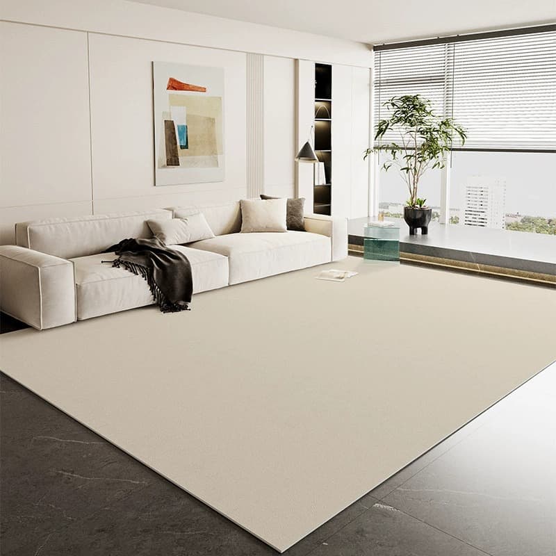 Carpet living room non-slip large area fully covered solid color waterproof bedroom floor mat pvc wipeable no-wash floor mat