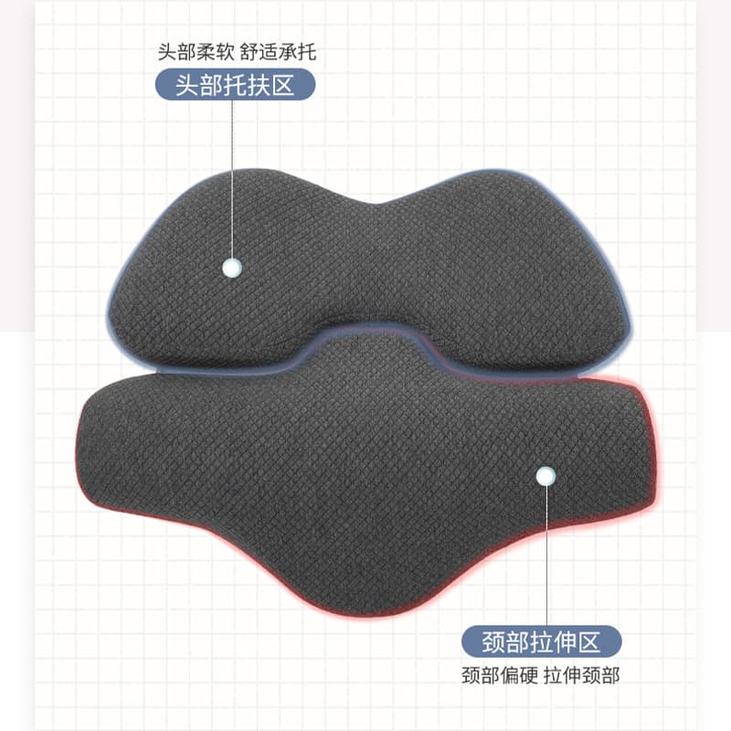 Home Memory Foam Sleep Pillow, Neck-Contouring Support Pillow, Soft Pillow Core for Adult Bedroom