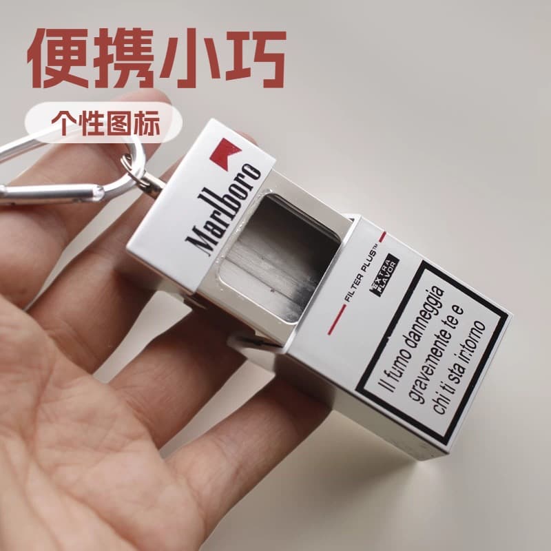 Cross-border hot style creative personality internet celebrity portable ashtray small and exquisite gift giving personalized icon color printing