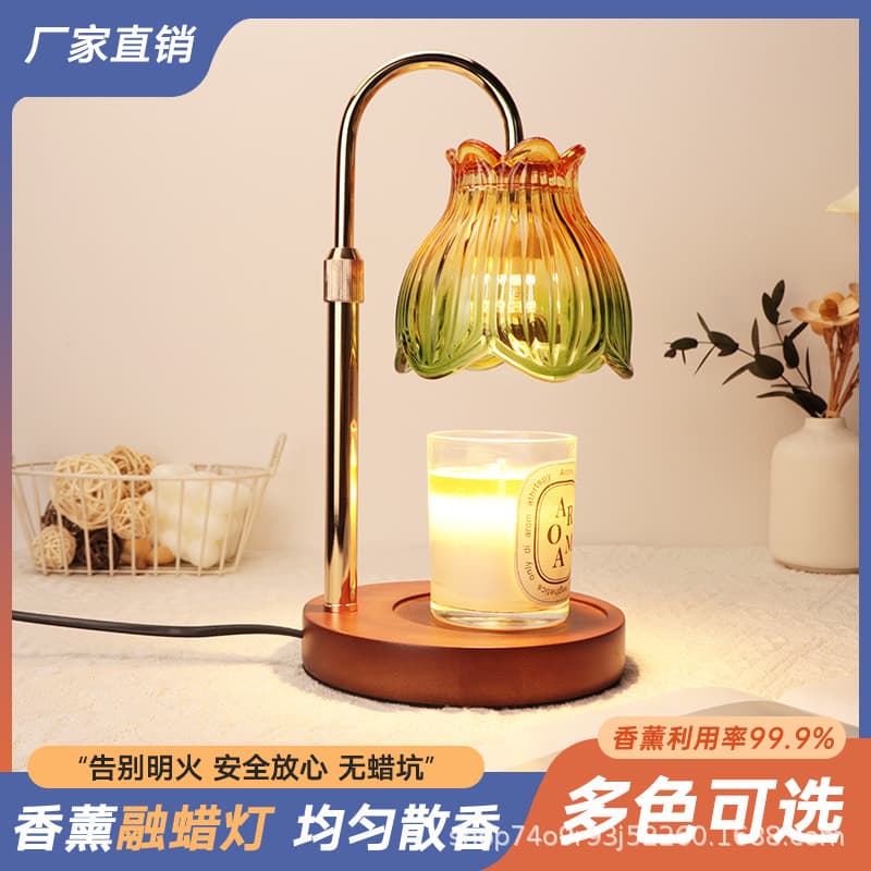 Amazon wax melt lamp, timed and adjustable aromatherapy wax melt lamp manufacturer, practical gift, European and American cross-border supply source
